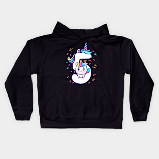 Cute Birthday Unicorn Kids Hoodie